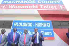 Machakos Governor Alfred Mutua Builds Public Toilet in a Record Seven Days