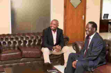  Raila Holds Meeting With Gatundu South MP Moses Kuria