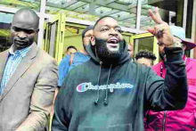 American Rapper Rick Ross Gets Explosive Reception at JKIA