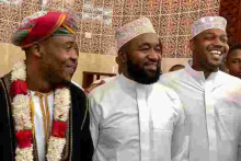 Tanzania Singer Ali Kiba as He Finally Weds His Kenyan Lover Amina Khalef in Mombasa