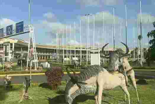 Self-Declared Kenyan 'Moral Police' Ezekiel Mutua Wants 'Sexually Suggestive' Wildebeests Sculpture Removed from JKIA