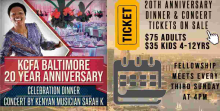 KCFA 20th Anniversary Dinner Featuring Musician Sarah K: Sat, June 16th, 2018