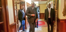President Kenyatta Visits Retired President Moi at His Rural Home