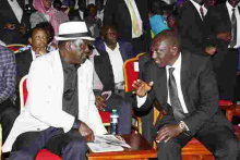Ruto, Raila Face-off over 2017 Elections as they Share Podium