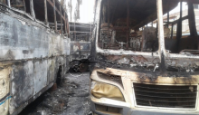 Thika Businessman Counting Losses as 13 Buses Are Torched in Suspected Arson