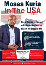 Gatundu South MP Moses Kuria to Address Kenyans in Boston, Massachusetts