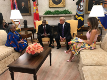 President Uhuru Kenyatta Finally Meets His US Counterpart Donald Trump at the White House