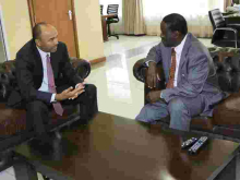 Raila Holds Meeting with Peter Kenneth in Nairobi