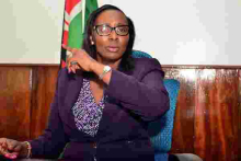 Drama at City Hall as Nairobi MCAs Attempt to Forcefully Evict Impeached Speaker Beatrice Elachi from Her office