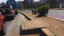 Photo of Dangerously Protruding Manhole on Busy Road in Nairobi Goes Viral on Social Media