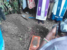 Emotions Ran High As Slain Varsity Student Sharon Otieno's 7-Month-Old Unborn Baby is Buried