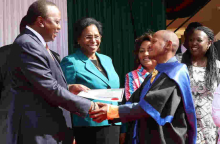 'Githeri Man' Successfully Completes Alcohol Rehabilitation Program, Receives Certificate from President Uhuru