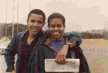 Former US President Barrack Obama Posts Photo Taken in Kenya in 1992 as He Wishes Michelle Happy Birthday