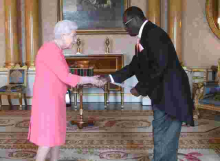 Queen Elizabeth II Formally Receives Kenya's New Envoy to the UK Manoah Esipisu