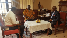 President Kenyatta Visits Retired President Moi After Death of His Son Jonathan