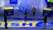 Lawrence Cherono of Kenya Wins 2019 Boston Marathon