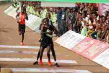 Kenyan Athlete Awarded $15,000 after Giving Up on Winning Marathon to Rescue Collapsed Rival