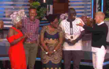 Reunited Kenyan Family Wins $50,000 on US Comedian Ellen Degeneres TV Show [VIDEO]