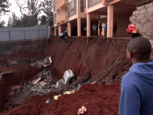 Tenants Ordered to Vacate Grafion Apartments in Ruaka After Car Park, Wall Cave in