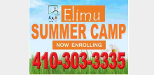 Elimu Summer Camp in Baltimore, MD is Now Enrolling - Register Now for Special Rates