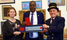 Kenyan Juvenal Shiundu Honored with Freedom of the City of London Award