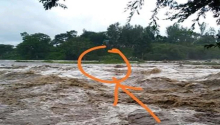 [VIDEO] Kenyan Man Marooned in Swollen River for Three Days Rescued Using Police Chopper 