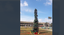 Kenyans Online Bash KAA over ‘Embarrassing’ Christmas Tree at JKIA