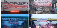 Mysterious Banners Rebuking Kenya's Judiciary Crop Up Along Nairobi Roads