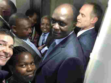 US Ambassador Kyle McCarter Gets Stuck in the Elevator in Nairobi, Kenyans React