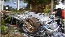 Nairobi: Kenyan Man Dies After Car Crashes, Bursts into Flames