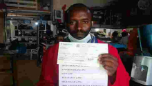 Kenyan Man Writes Sh10,500 Personal Check to President Uhuru for Combating Covid-19