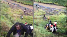 Kenyans Filmed Using 'Panya Route' to Sneak into Nairobi After Uhuru Travel Ban [VIDEO]