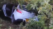 Shocking Video Shows Moment Car Slid Down Ngong Hills 