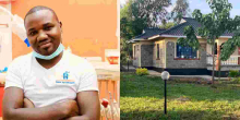 After Growing Up in Poverty, Kenyan Man Gifts Mum New House on Her 55th Birthday