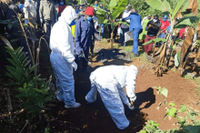 Body of Kenyan Woman Allegedly Killed and Buried by Boyfriend Exhumed from Shallow Grave 