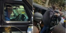 Video Captures Uhuru Driving Himself in Nairobi CBD