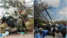 Two Killed After Kenyan Military Helicopter Recently Acquired from the US Crashes