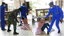 Uproar as Police are Pictured Brutalizing Nairobi MCA Mutheu Musyimi