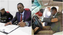 President Uhuru’s Look-Alike Michael Gitonga Gifted Brand New Car