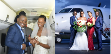 Kenyan Man Breaks the Internet as He Weds Lover Inside Moving Plane 