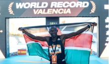 Kenya's Kandie Kibiwott Smashes Half Marathon World Record in Spain 