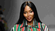 Celebrated British Model Naomi Campbell Back in Kenya for Holiday 