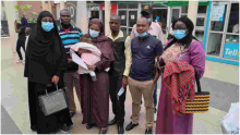 Baby Whose Kenyan Mother Died Giving Birth in Saudia Arabia Arrives Home 