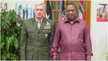 Uhuru Holds Talks with High Ranking US Military Commander  
