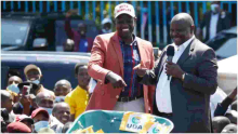 Deputy President William Ruto and Former Bomet Governor Isaac Rutto Mend Fences
