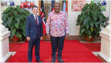 Uhuru Bids Farewell to Outgoing US Ambassador to Kenya Kyle McCarter