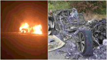 Kisii Deputy Governor Joash Maangi's Car Torched by Irate Mob After Fatal Accident 