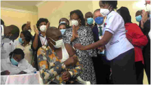 Dr. Patrick Amoth Makes History as the First Kenyan to Receive COVID-19 Jab 