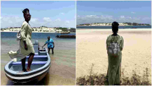 Hollywood Star Lupita Nyong’o Vacationing in Lamu 