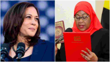 US VP Kamala Harris Sends Message to Tanzania's First Female President Samia Suluhu